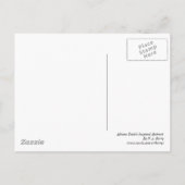 Abstrakt Inspiriert afrikanisches Textil - V2 Postkarte (Rückseite)