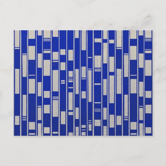 Abstrakt Inspiriert afrikanisches Textil - V2 Postkarte (Vorderseite)