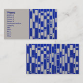 Abstrakt Inspiriert afrikanisches Textil - V2 Visitenkarte (Vorne/Hinten)