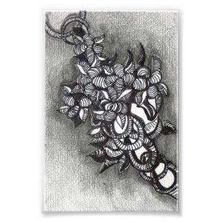 Abstrakt Inspiriert. Ein Bündel von Winkel Fotodruck