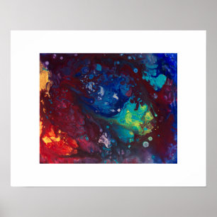 Abstrakt Interstellar Poster