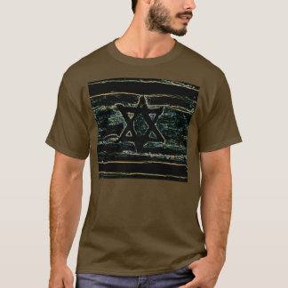 Abstrakt Israel BLACK T-Shirt