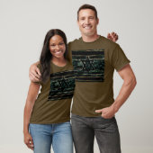 Abstrakt Israel BLACK T-Shirt (Unisex)