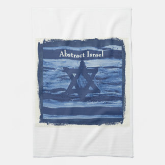 ABSTRAKT ISRAEL BUE HANDTUCH