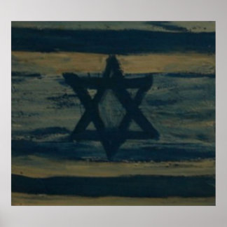 ABSTRAKT ISRAEL POSTER