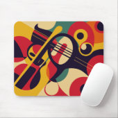 abstrakt, Jazz, Musik Mousepad (Mit Mouse)