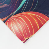 ABSTRAKT JELLYFISH BLANKET FLEECEDECKE (Ecke)