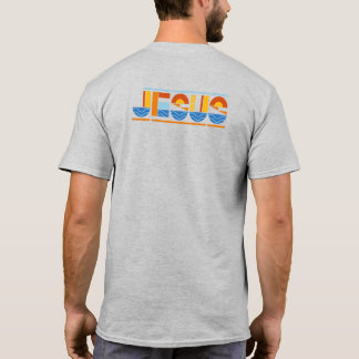 Abstrakt Jesus Vibes Vintag Retro Glaube Christlic T-Shirt