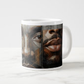 Abstrakt Jumbo-Tasse (Vorderseite Rechts)