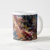 Abstrakt Jumbo-Tasse (Vorderseite Rechts)
