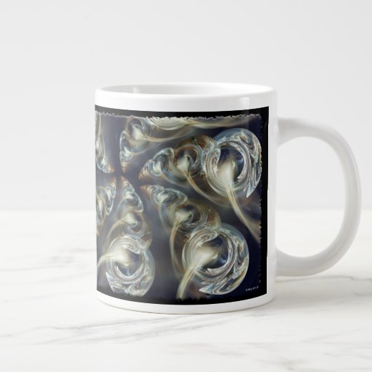 Abstrakt Jumbo-Tasse (Rechts)