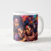 Abstrakt Jumbo-Tasse (Vorderseite Rechts)
