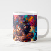 Abstrakt Jumbo-Tasse (Rechts)