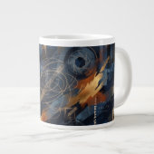 Abstrakt Jumbo-Tasse (Vorderseite Rechts)