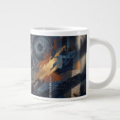 Abstrakt Jumbo-Tasse (Rechts)
