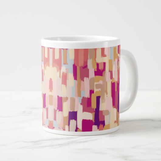 Abstrakt Jumbo-Tasse (Vorderseite Rechts)