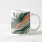 Abstrakt Jumbo-Tasse (Rechts)