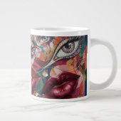 Abstrakt Jumbo-Tasse (Rechts)