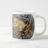 Abstrakt Jumbo-Tasse (Rechts)
