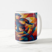 Abstrakt Kaffeetasse (VorderseiteRechts)