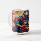 Abstrakt Kaffeetasse (Vorderseite Links)