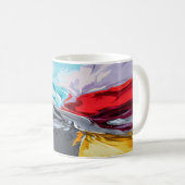 Abstrakt Kaffeetasse (VorderseiteRechts)