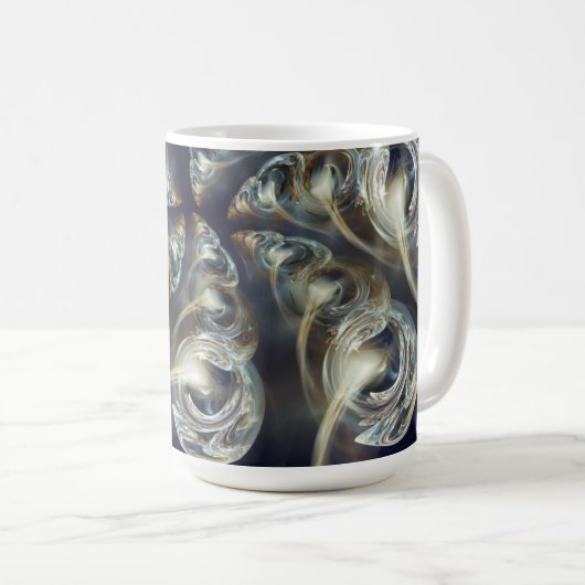Abstrakt Kaffeetasse (VorderseiteRechts)