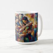 Abstrakt Kaffeetasse (VorderseiteRechts)