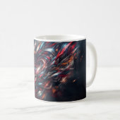 Abstrakt Kaffeetasse (VorderseiteRechts)