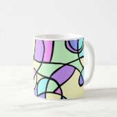 Abstrakt Kaffeetasse (VorderseiteRechts)