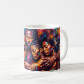 Abstrakt Kaffeetasse (VorderseiteRechts)