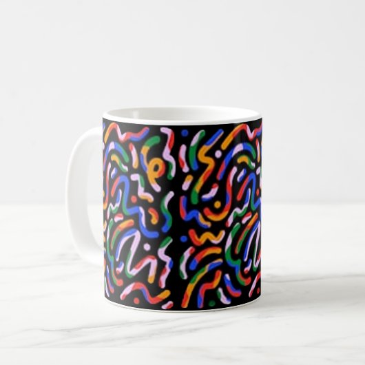 abstrakt kaffeetasse (Vorderseite Links)