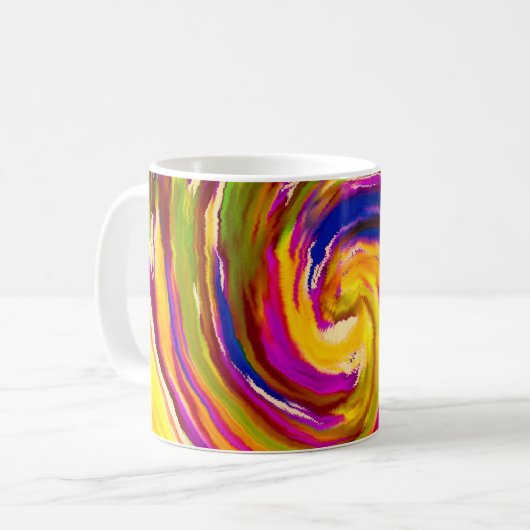 Abstrakt Kaffeetasse (Vorderseite Links)