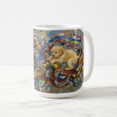 Abstrakt Kaffeetasse (VorderseiteRechts)