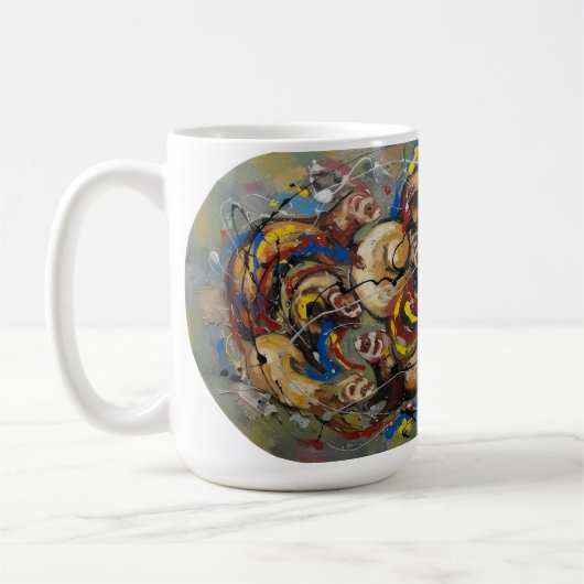 Abstrakt Kaffeetasse (Links)