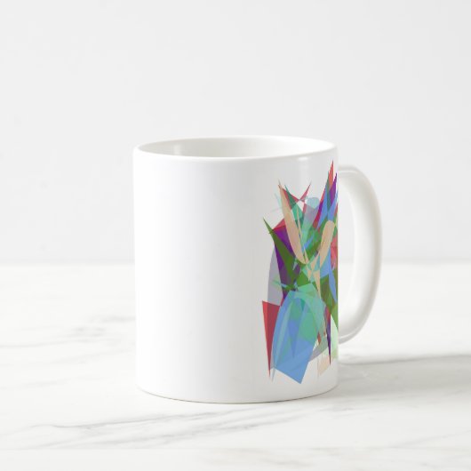 Abstrakt Kaffeetasse (VorderseiteRechts)