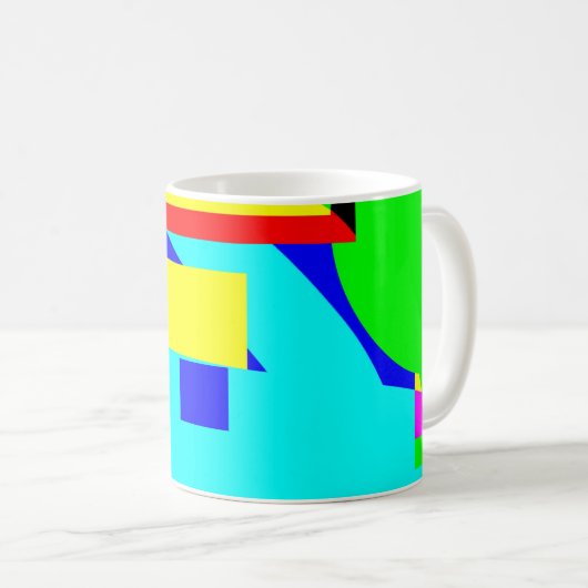 Abstrakt Kaffeetasse (VorderseiteRechts)