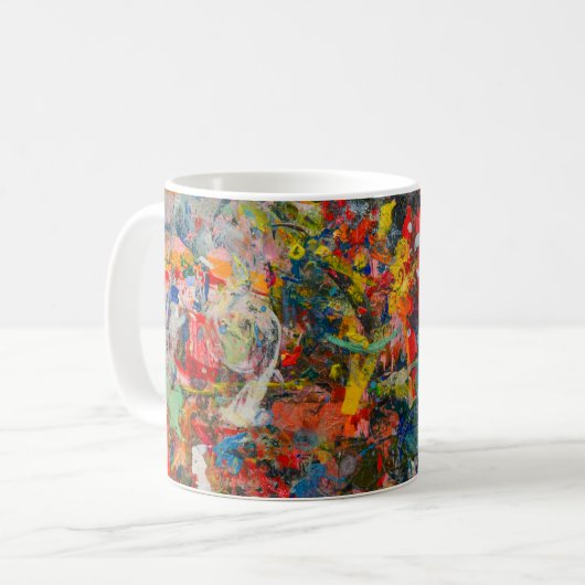 Abstrakt Kaffeetasse (Vorderseite Links)