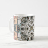 Abstrakt Kaleidoskop Kaffeetasse (Vorderseite Links)