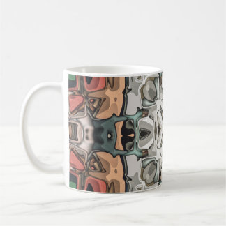Abstrakt Kaleidoskop Kaffeetasse