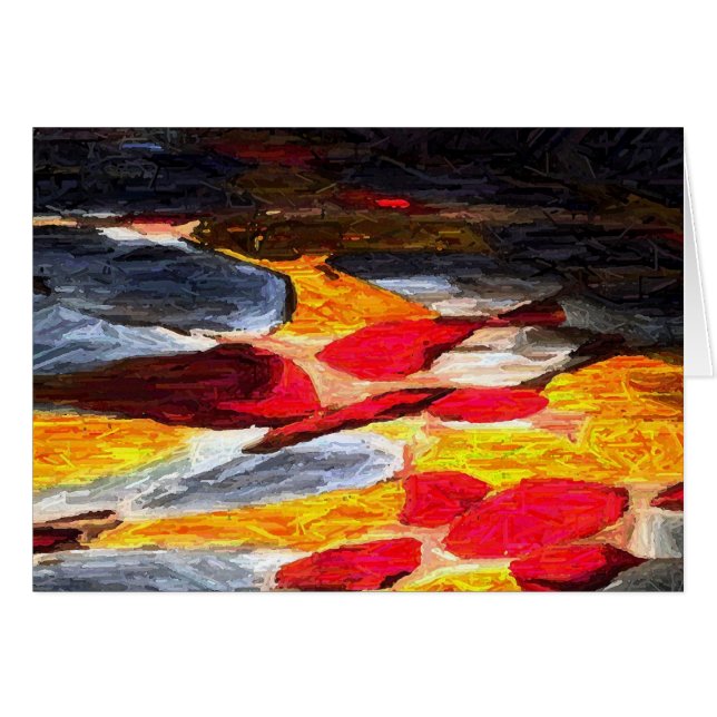 Abstrakt, Karte (Vorderseite (Horizontal))