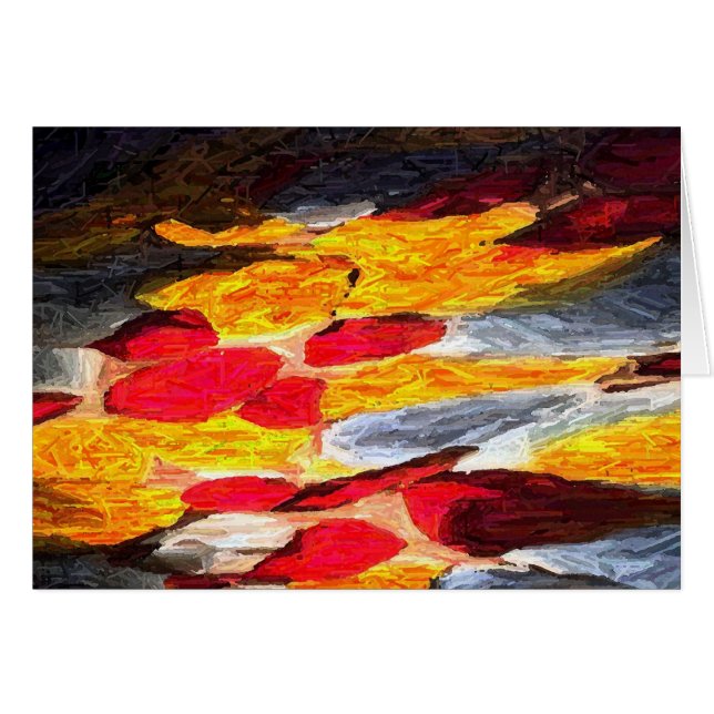 Abstrakt, Karte (Vorderseite (Horizontal))