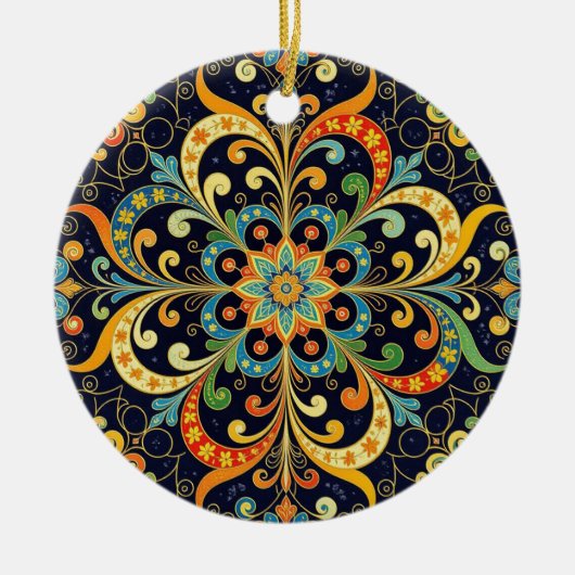 Abstrakt Keramik Ornament (Vorne)