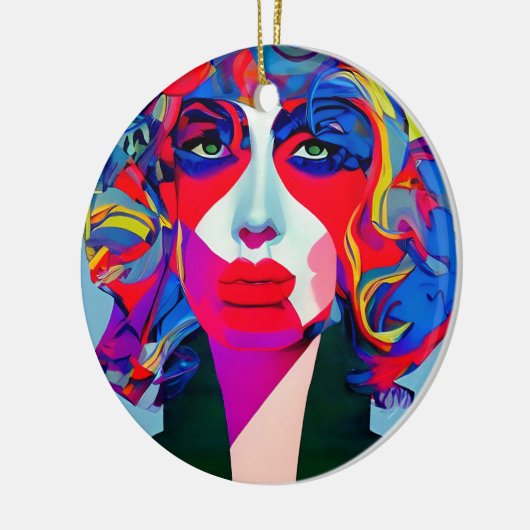 Abstrakt Keramik Ornament (Links)