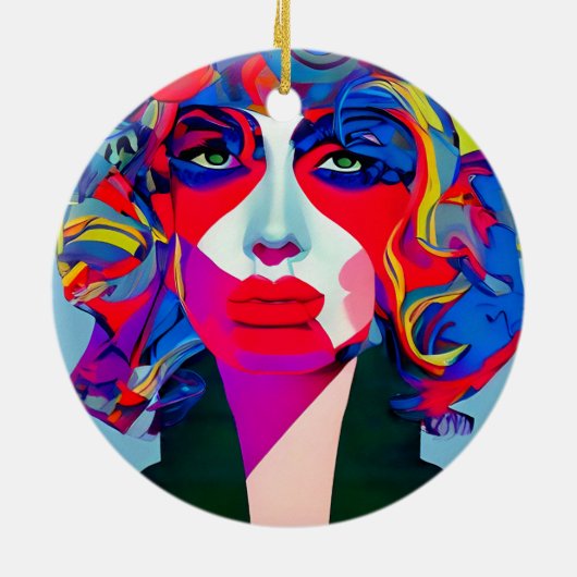 Abstrakt Keramik Ornament (Hinten)