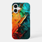 Abstrakt Kinetic Spritzer_ iPhone Case iPhone 16 Hülle (Rückseite)