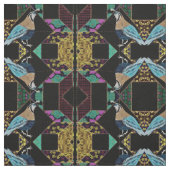 Abstrakt King Quail Quilt Stoff (Muster)