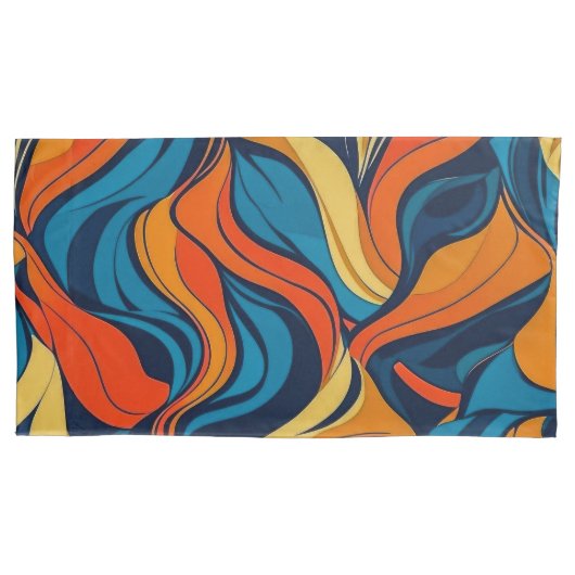 Abstrakt King Single Pillowcase Kissenbezug (Vorderseite)