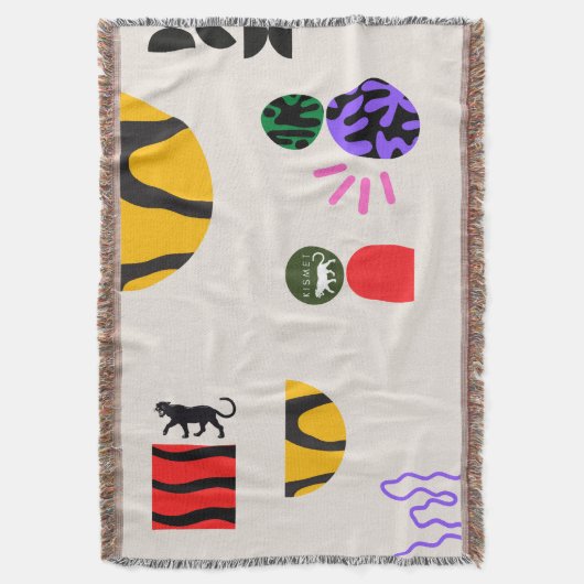 Abstrakt Kismet Decke (Vorderseite Vertikal)