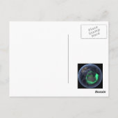 Abstrakt Kiss Me Art Postkarte (Rückseite)